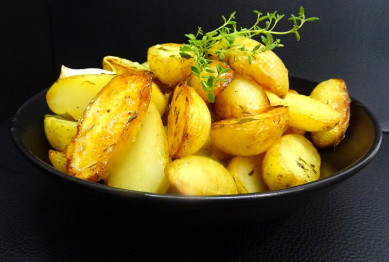 Wok de pommes de terre au thym - 5