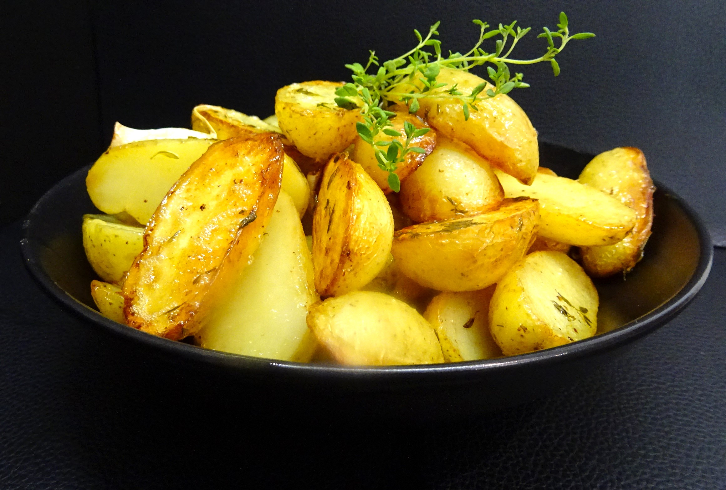 Wok de pommes de terre au thym - 1