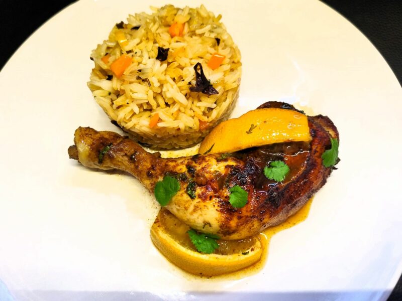Cuisses de poulet au soja et coriandre - 8