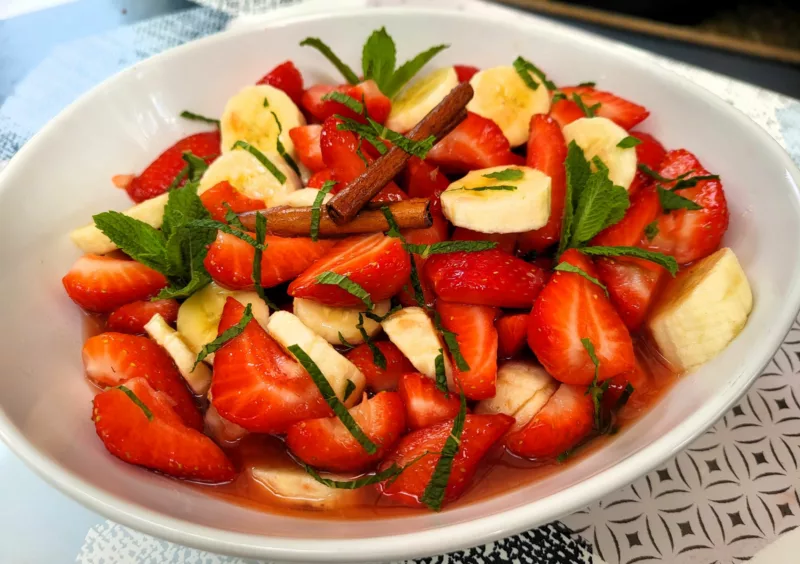 Salade de fraises et bananes - 7