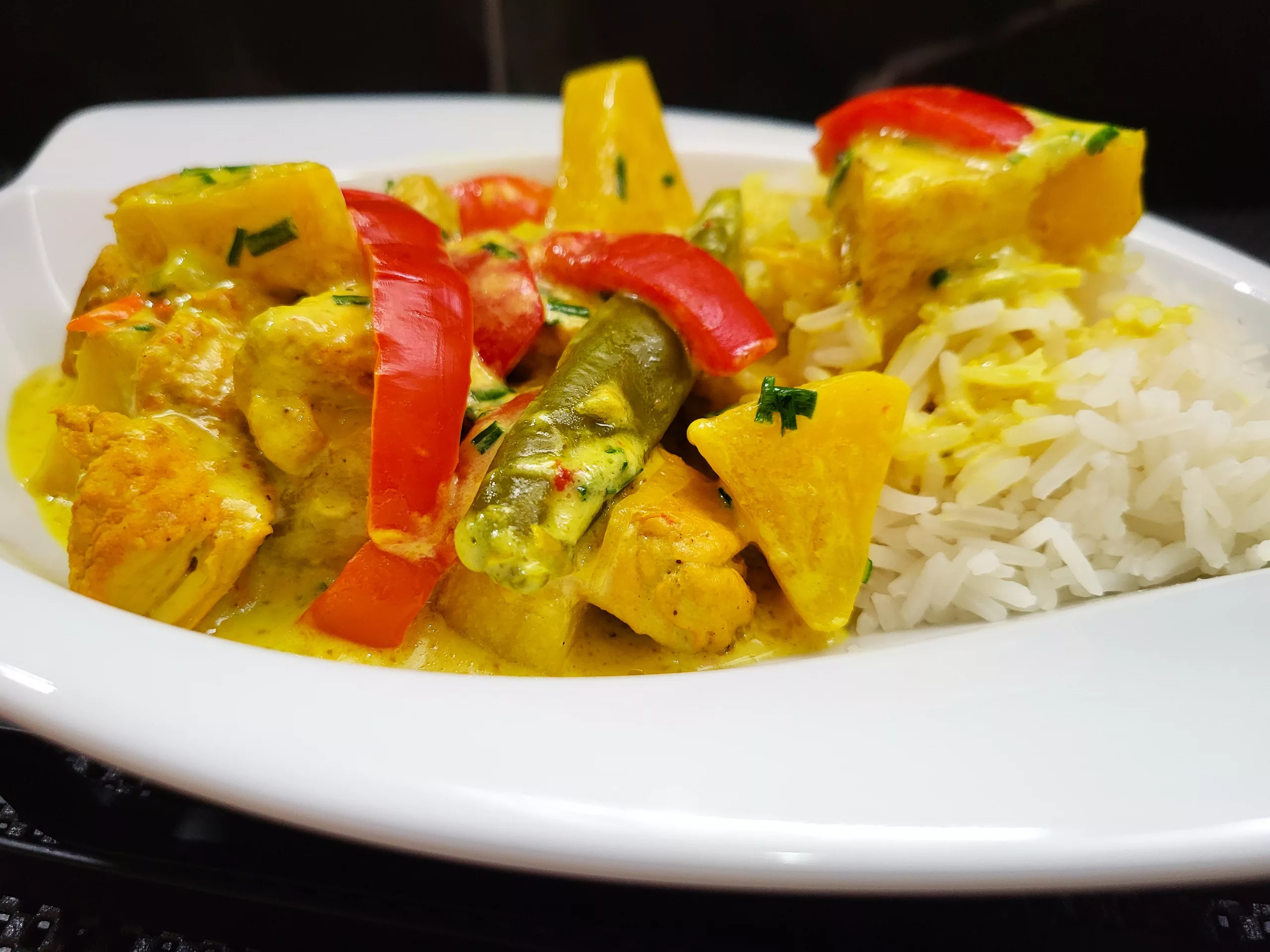 Curry de dinde à l'ananas - 1