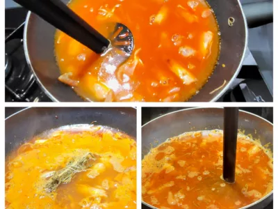 Lieu noir au curry et crème de coco - 4