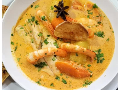 Lieu noir au curry et crème de coco - 8