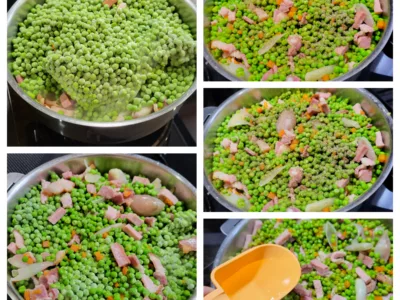 Petits pois à la paysanne - 5