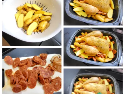 Poulet rôti au chorizo - 4
