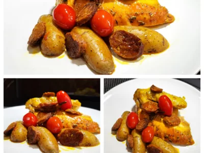 Poulet rôti au chorizo - 7