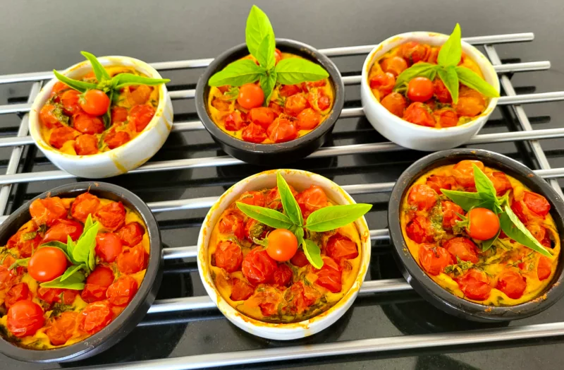 Clafoutis de tomates cerises - 7