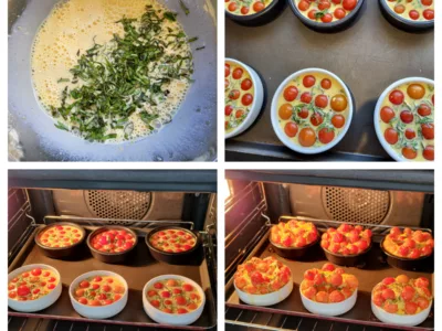 Clafoutis de tomates cerises - 5