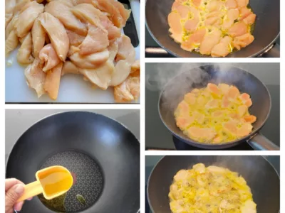 Poulet au rhum et ananas - 3
