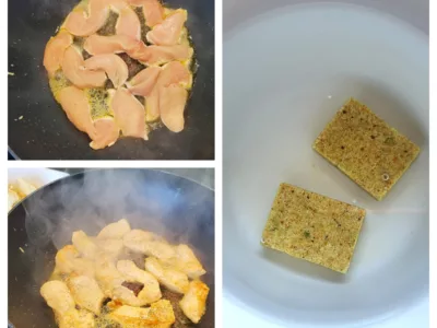 Poulet au rhum et ananas - 4