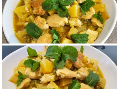 Poulet au rhum et ananas - 8