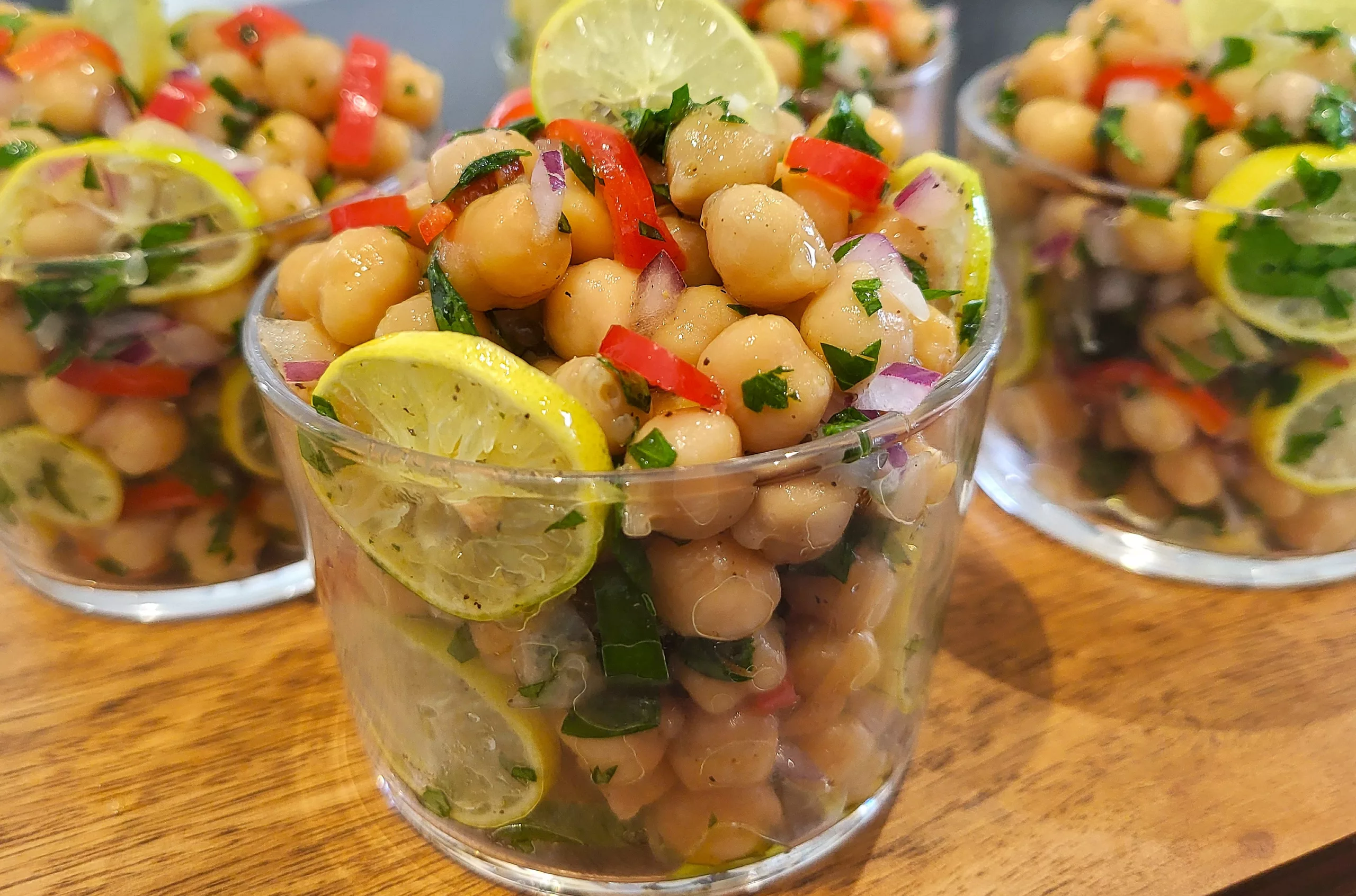 Salade de pois chiches aux citrons caviar - 1