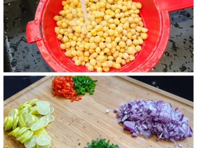 Salade de pois chiches aux citrons caviar - 2