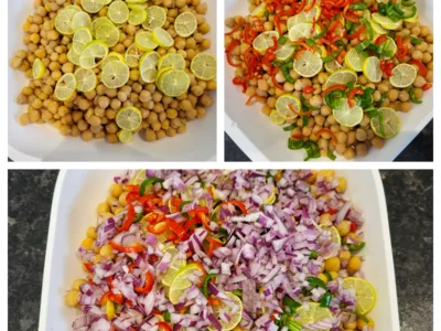 Salade de pois chiches aux citrons caviar - 3