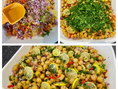 Salade de pois chiches aux citrons caviar - 4