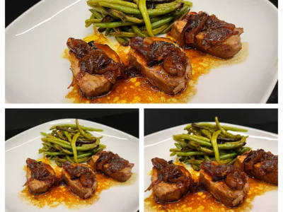 Mignons de porc au miel et balsamique - 5