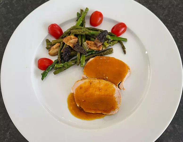 Rôti de porc aux épices et herbes fraîches - 8