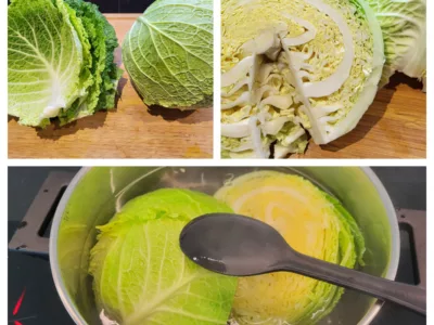 Saucisses de Montbéliard au chou - 2