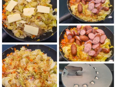 Saucisses de Montbéliard au chou - 7