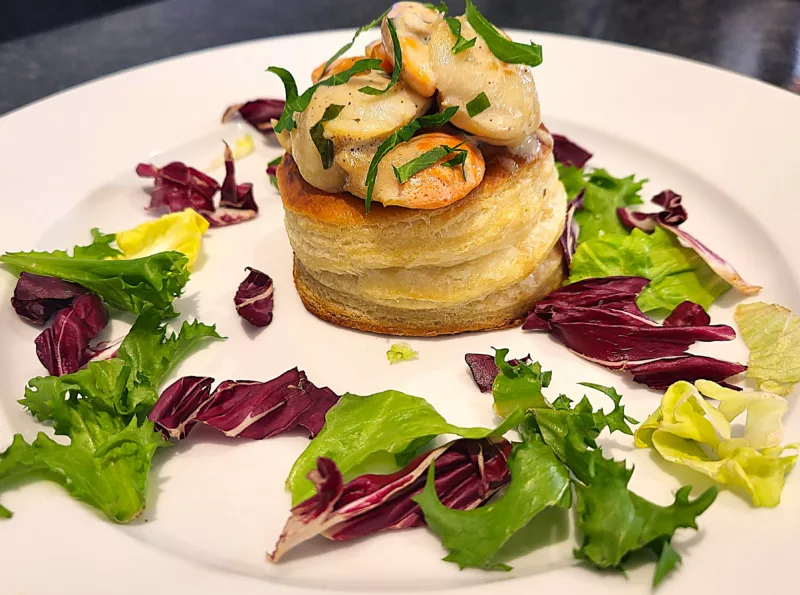 Vol au vent de St Jacques au marsala - 7