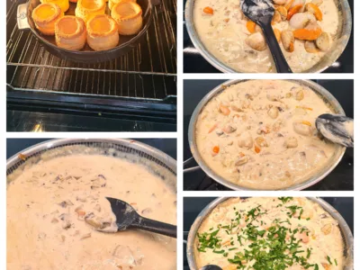 Vol au vent de St Jacques au marsala - 8