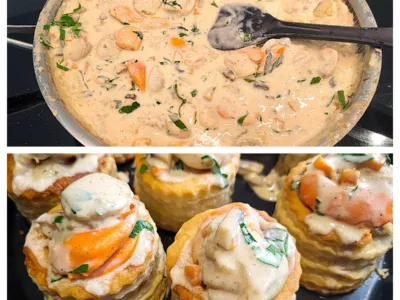 Vol au vent de St Jacques au marsala - 9