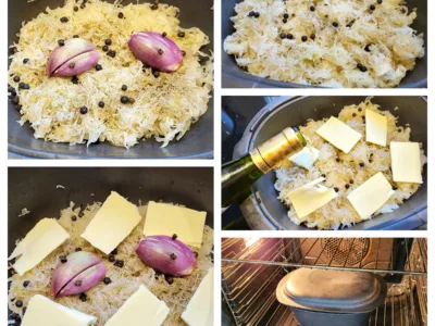 Noix de St Jacques à la choucroute - 4