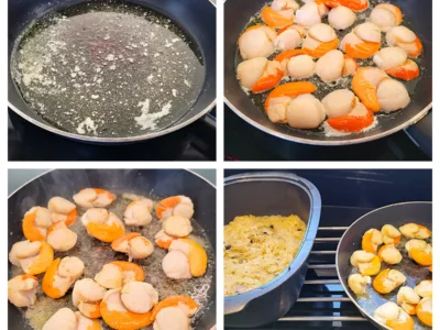 Noix de St Jacques à la choucroute - 8